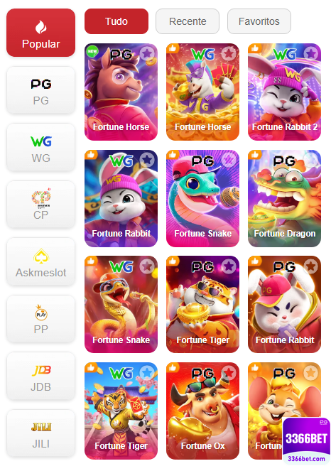 Experiência de Jogos 3366bet.com