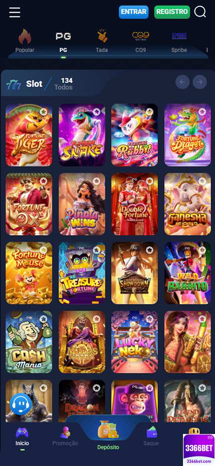 Prêmios Jogos 3366bet.com